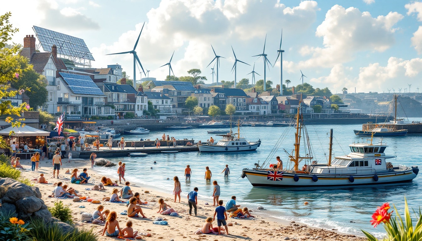 discover how the united kingdom is investing 30 million pounds to promote decarbonization and support the development of coastal economies, an essential initiative for a sustainable future.