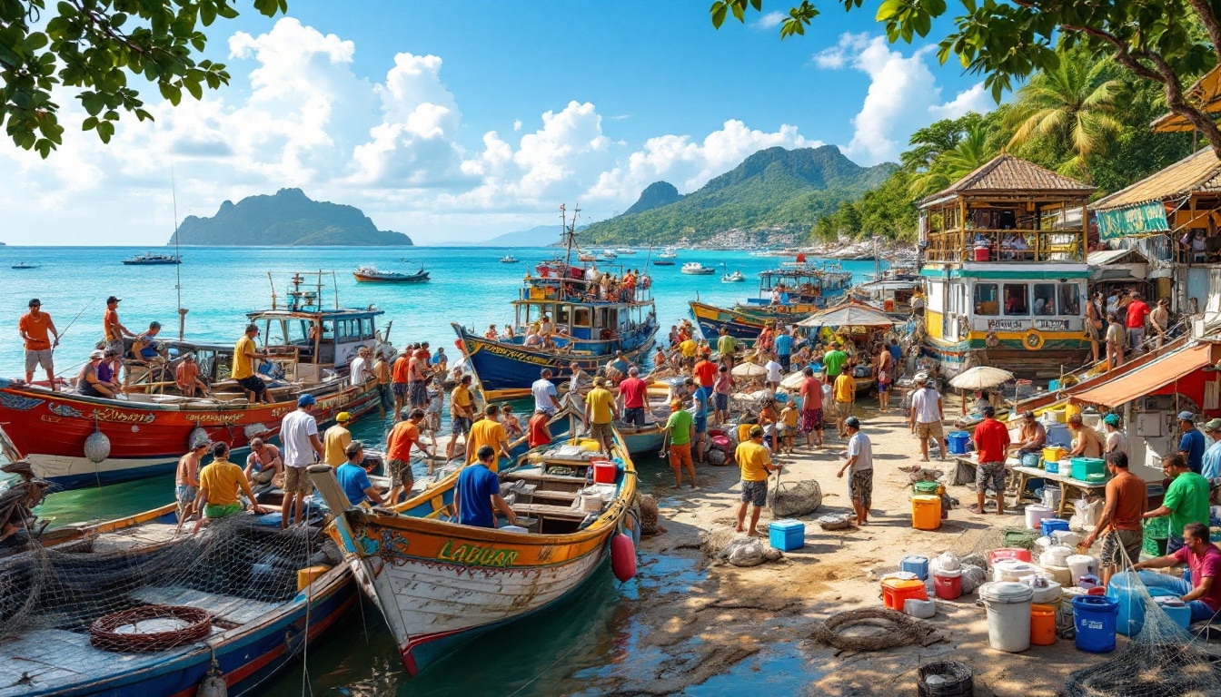 discover labuan, the captivating island attracting local and international fishermen during an international deep-sea fishing challenge. join us for an exciting adventure in the heart of turquoise waters and marine landscapes, where passion and competition meet.