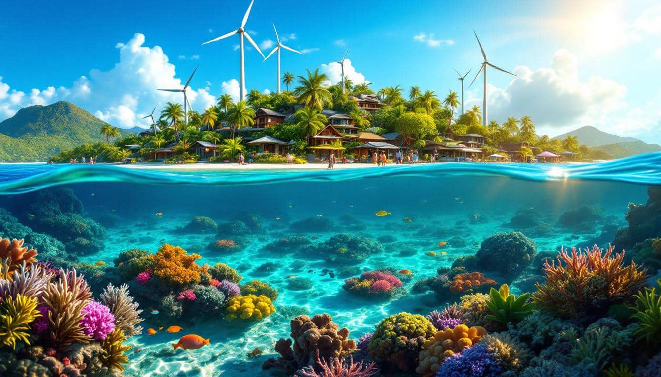 discover how an innovative socio-economic redesign and the preservation of coral reefs can strengthen the resilience of remote island communities, ensuring a sustainable future and a better quality of life.