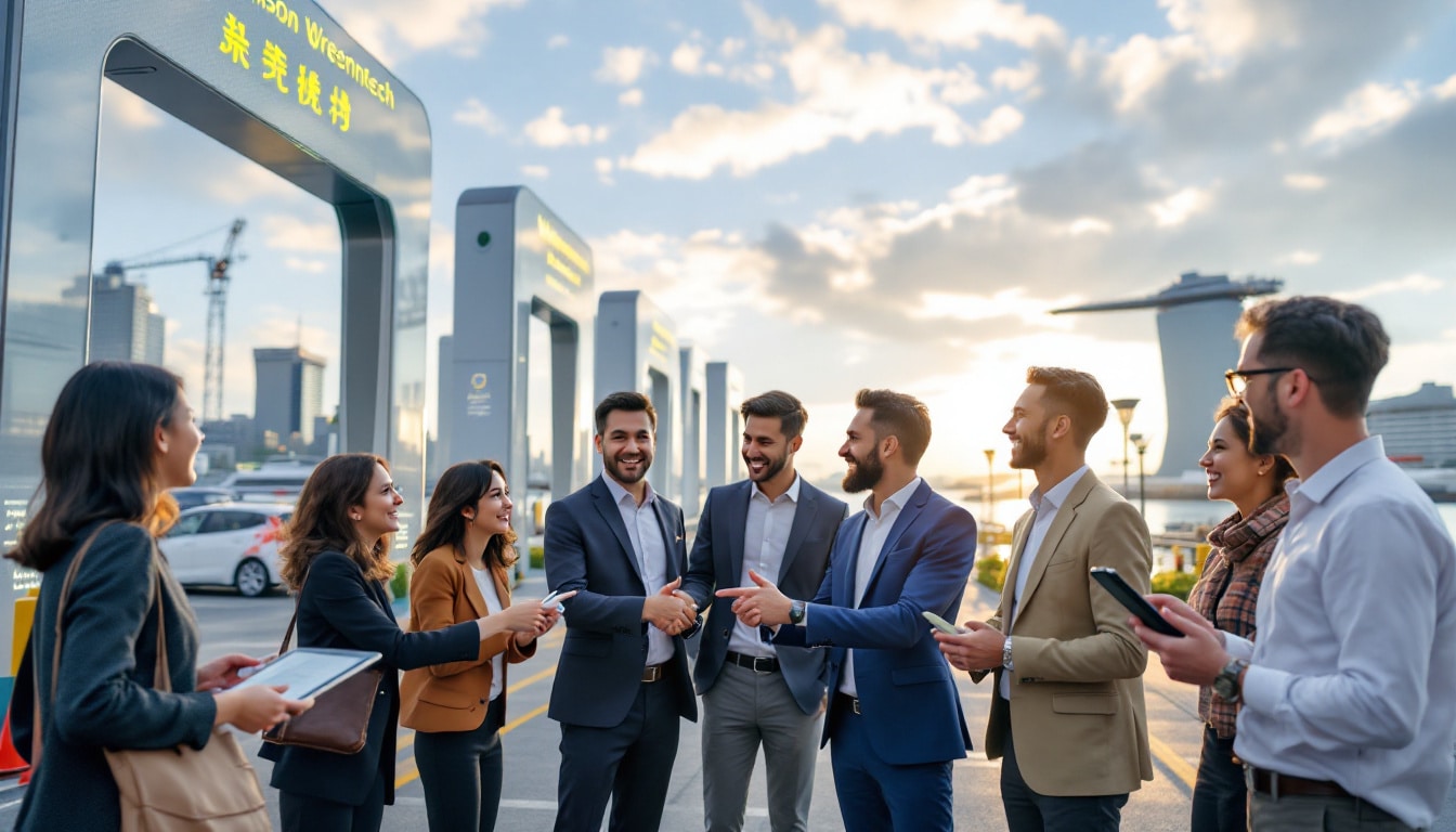 découvrez comment yinson greentech et wilhelmsen ships service révolutionnent le transport maritime à singapour en inaugurant une station de recharge pour navires électriques, marquant une avancée majeure vers une navigation plus durable et respectueuse de l'environnement.